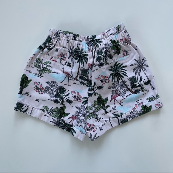 Janie and Jack Girls Tropical Paperbag Waist Short Size 7 - Picture 3 of 4
